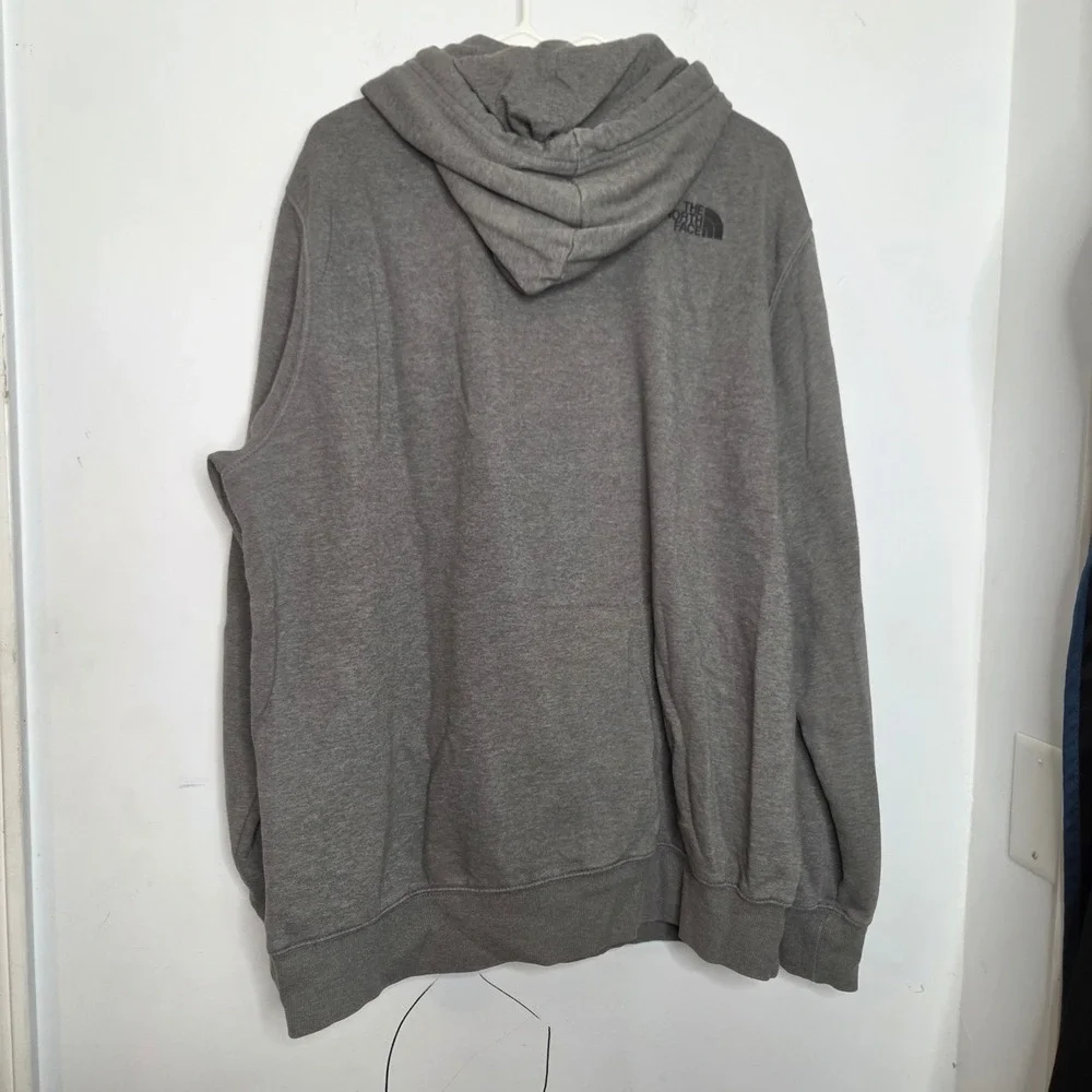 The‎ North Face Mens Gray Grizzly Bear Logo Graphic Pullover Hoodie XL